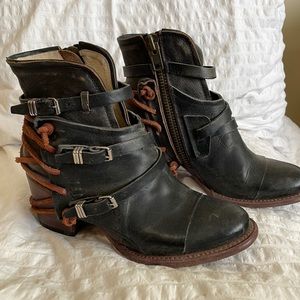 FREEBIRD - Crue - genuine leather bootie